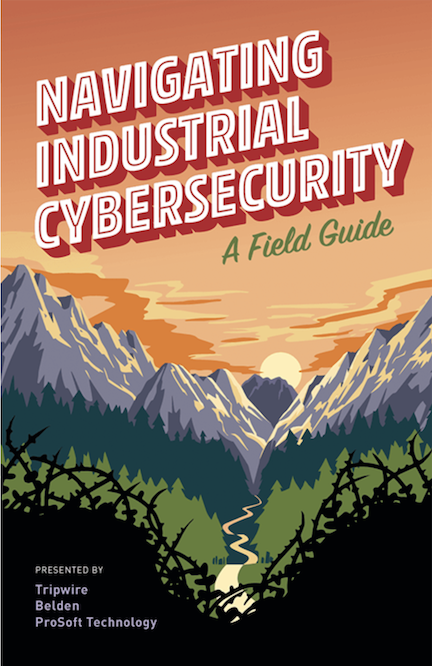 eBook cover for Navigating Industrial Cybersecurity