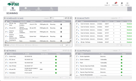 Fig. 3 Tripwire IP360 is a complete vulnerability management solution for agencies  of any size. 