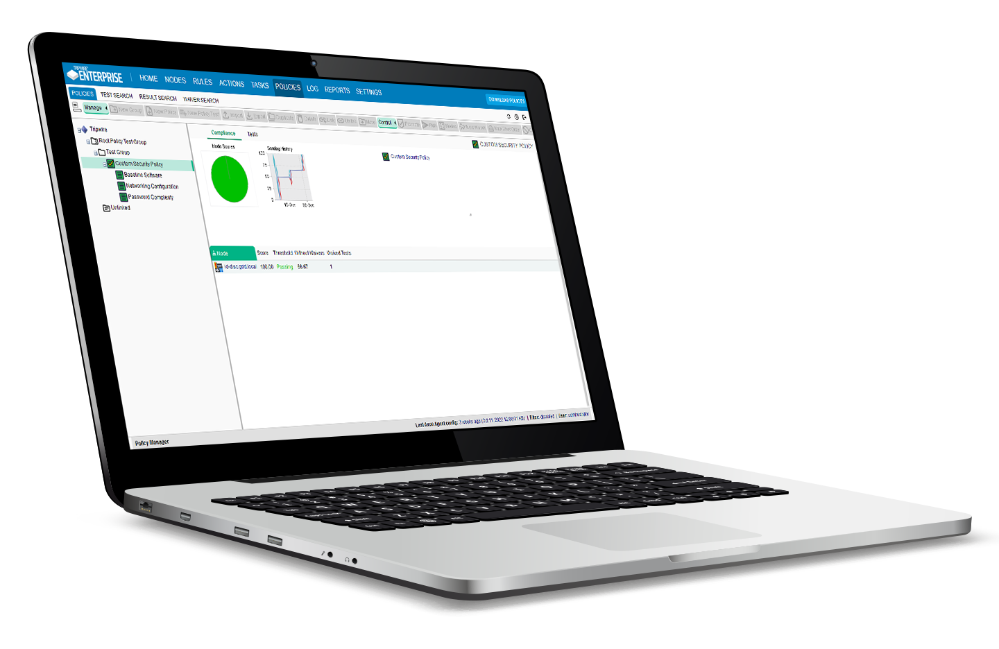 TE 9.0 Policy Screen