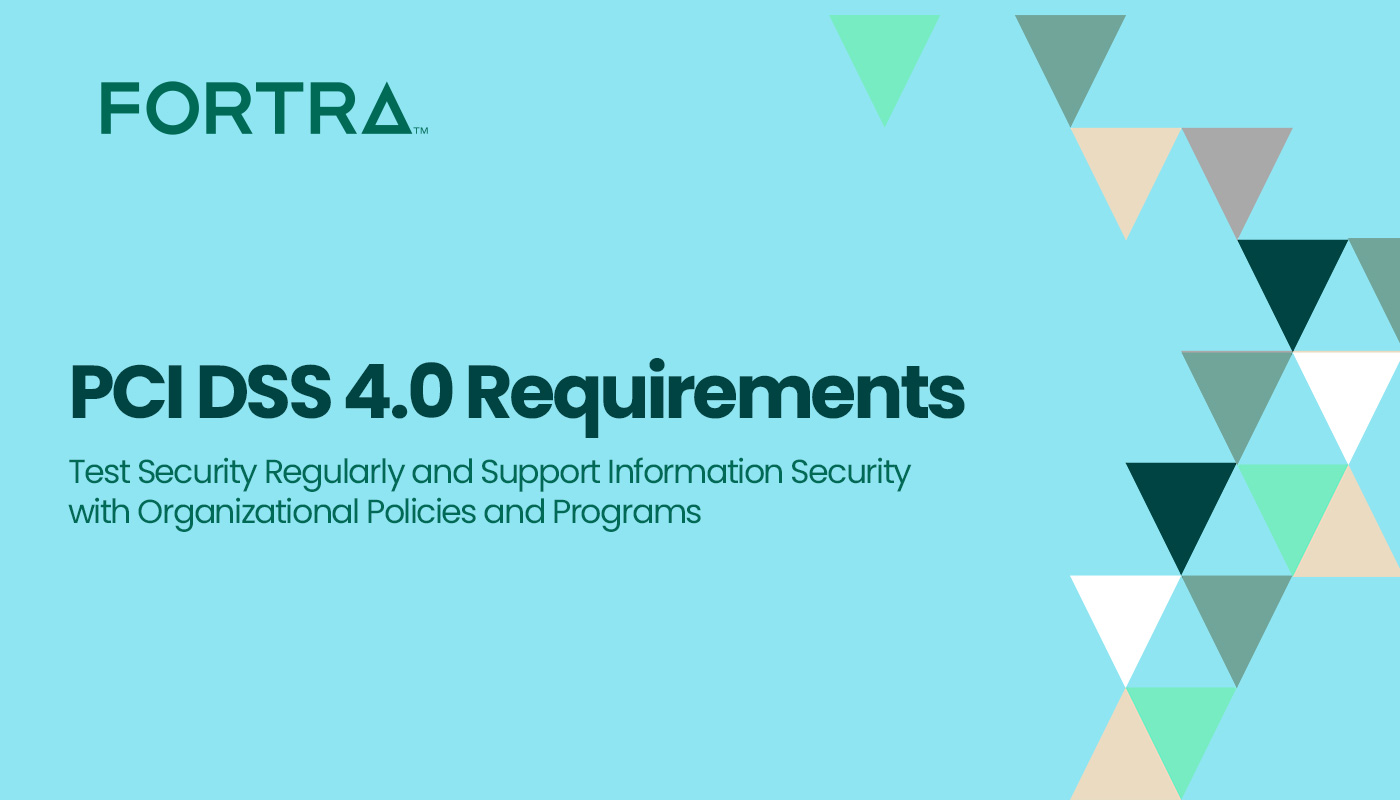 PCI DSS 4.0 Requirements 11 and 12