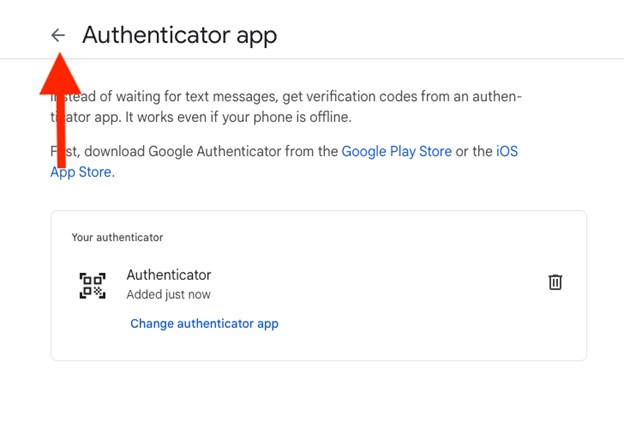 Google Gmail Account dashboard authenticator app