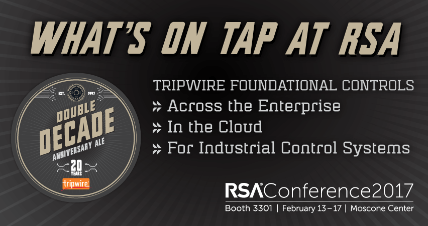 What's on Tap for Tripwire at RSA Conference 2017