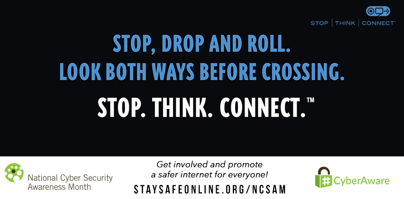 NCSAM Week 1: 5 Simple Steps to Staying Safe Online