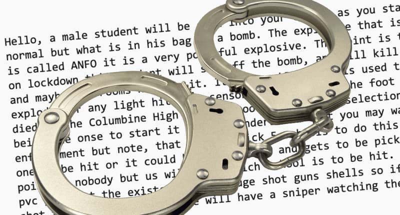 Hacker arrested for wave of fake bomb and shooting threats against schools