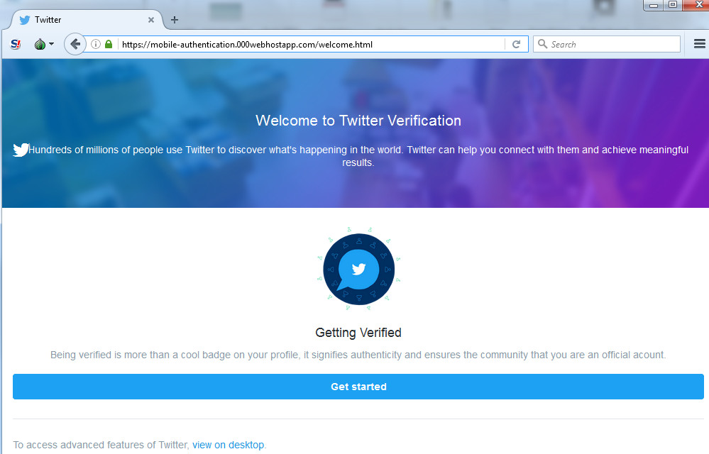 Scammers bought Twitter ads to run verified badge phishing scam